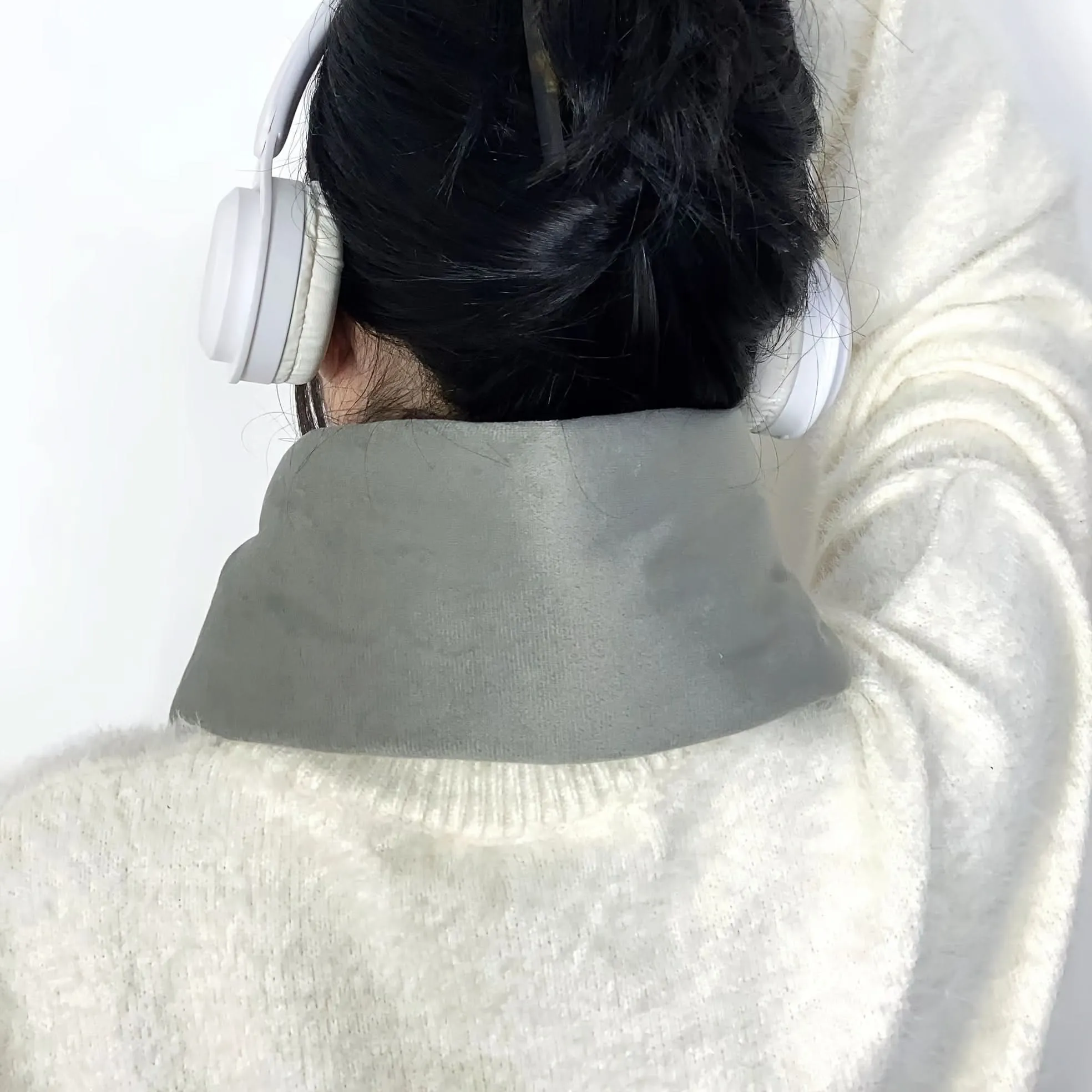 3-Mode USB Heated Scarf for Women - Fashionable Polyester Neck Warmer
