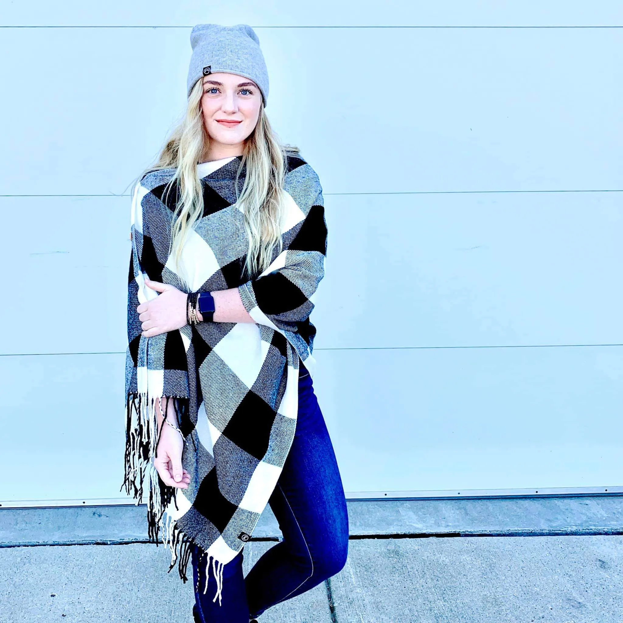 4-Way Button Shawl Scarves