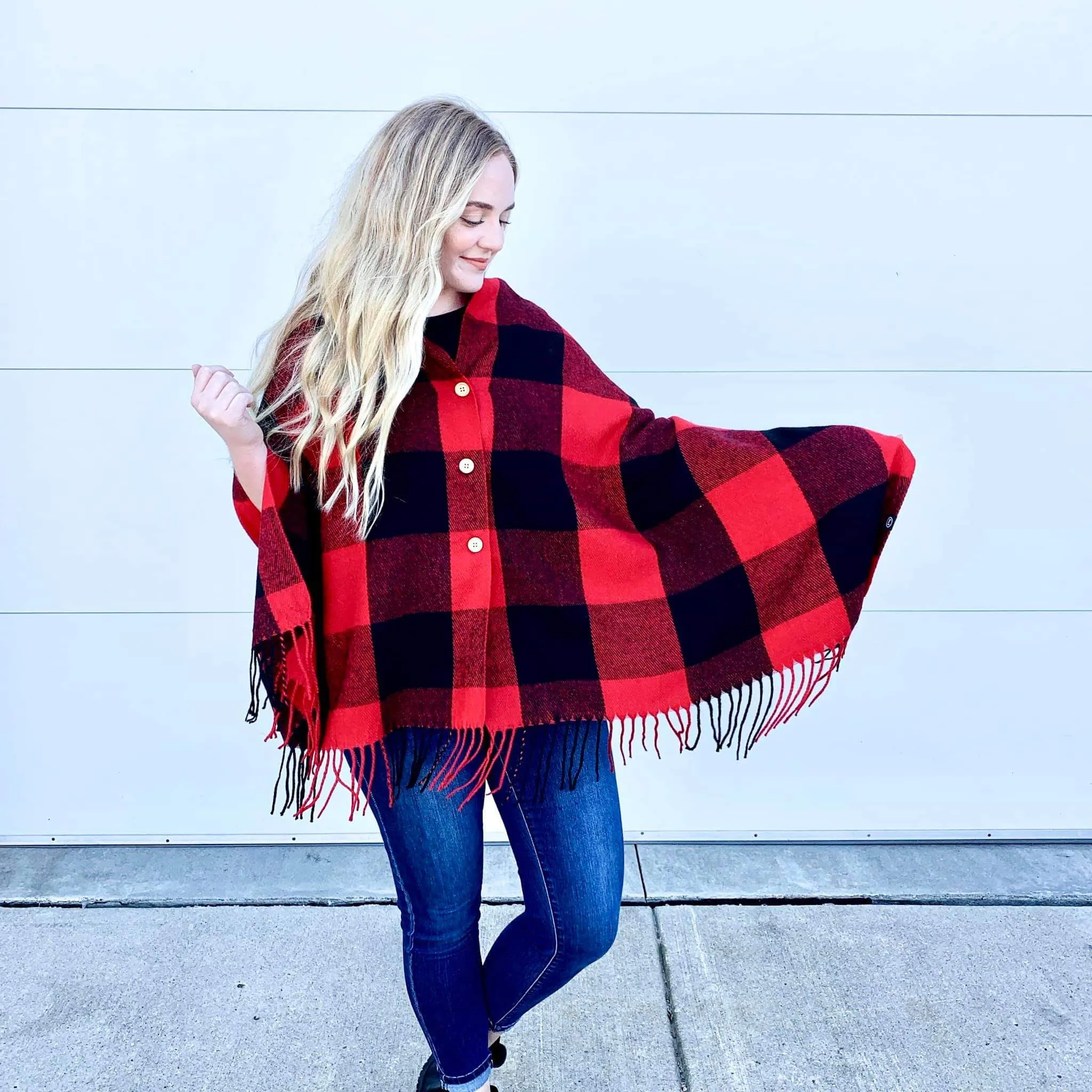 4-Way Button Shawl Scarves