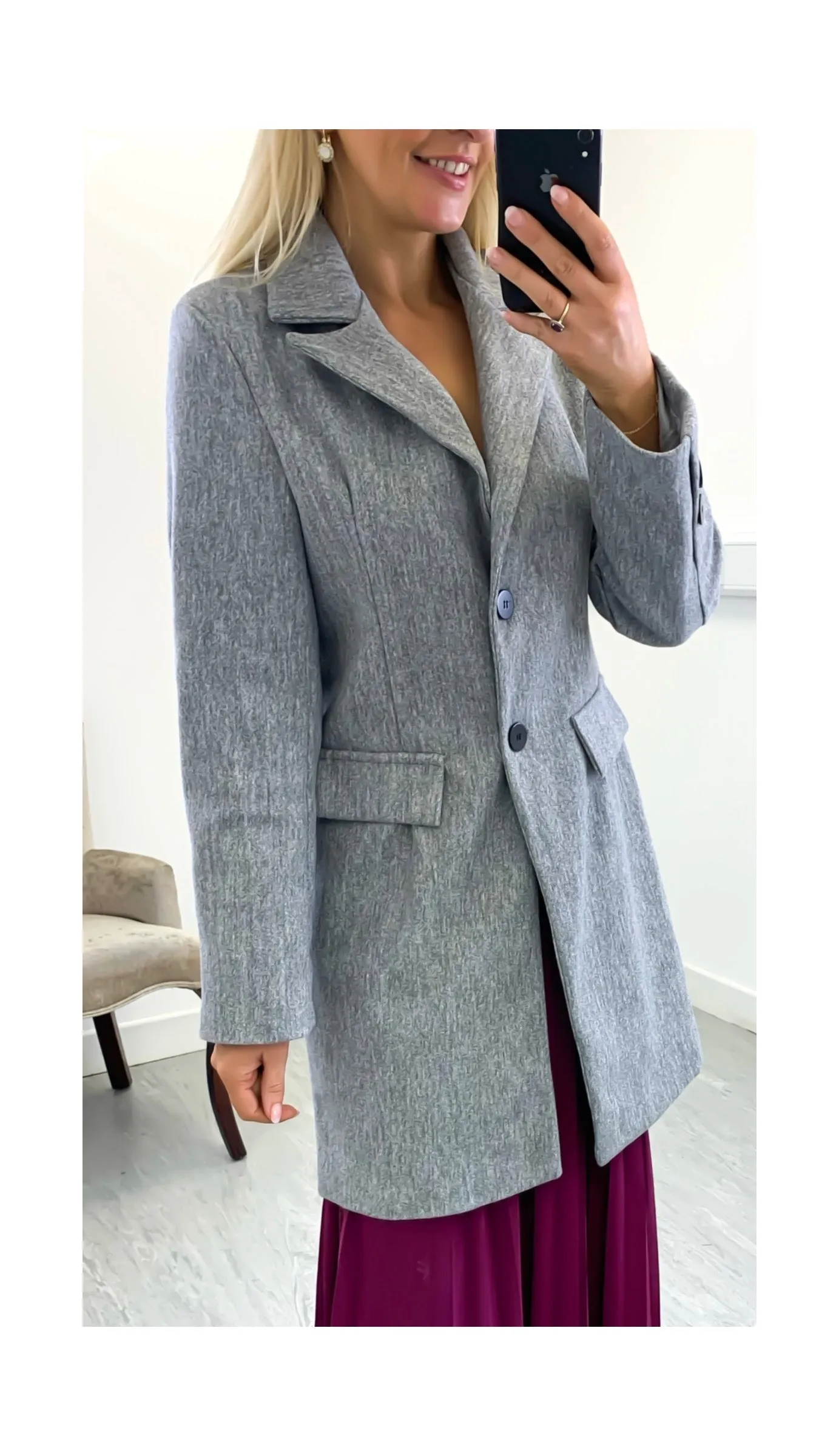 A2027DD Sigala Grey Coat