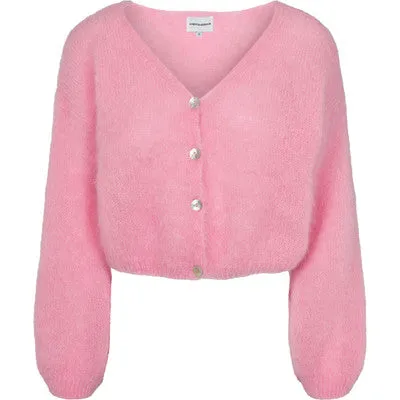 American Dreams - Cornalia Cropped Cardigan Soft Berry