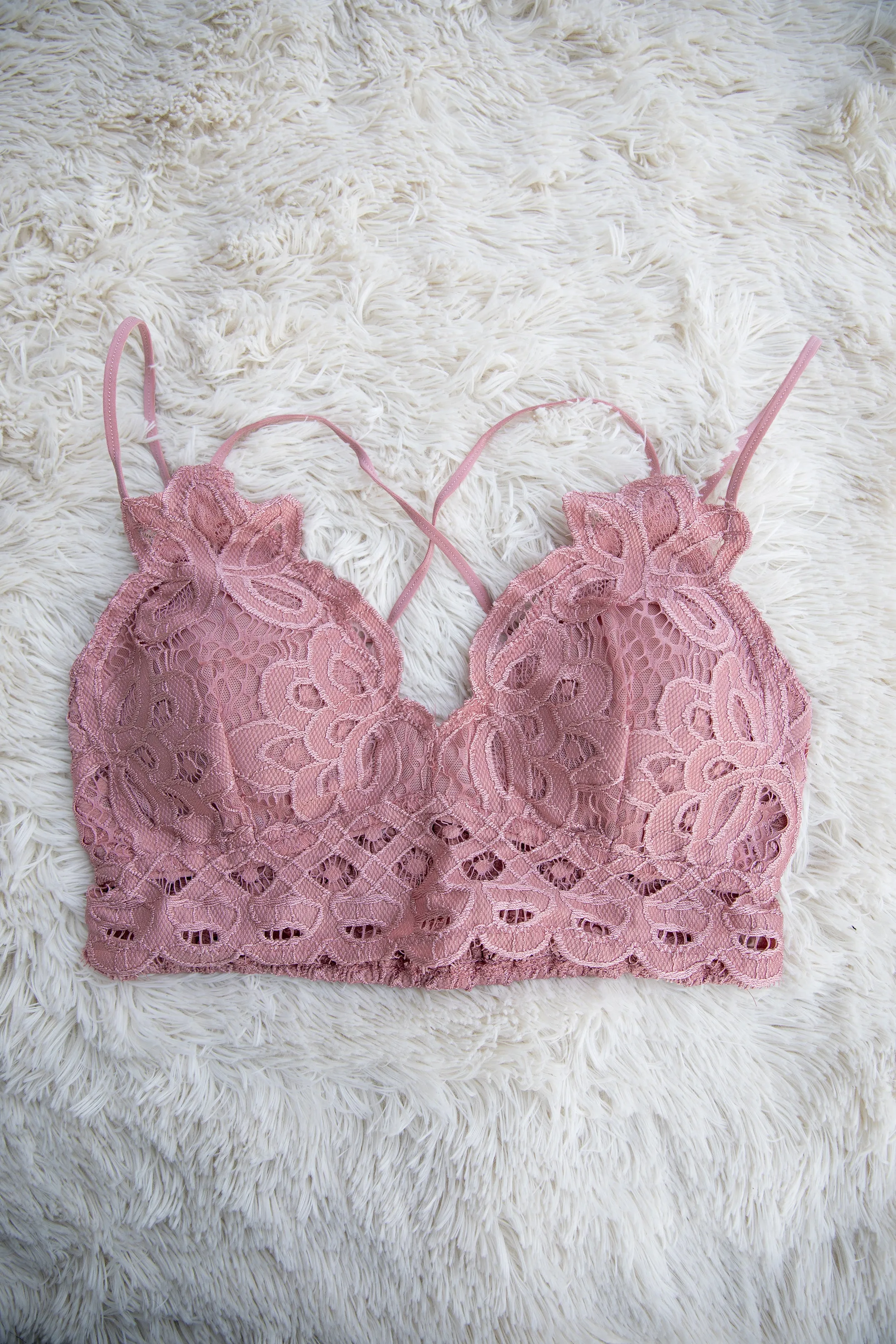 Arabella Lace Bralette - Mauve