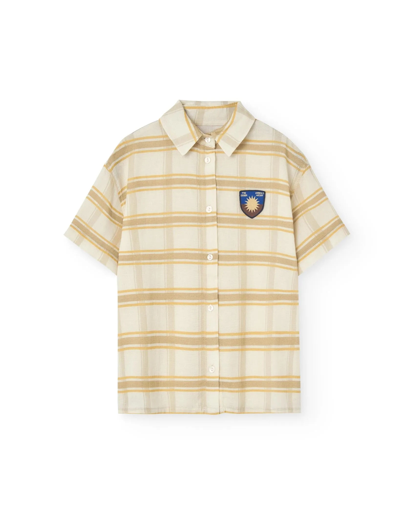 Beige Shield Kangaroo Shirt