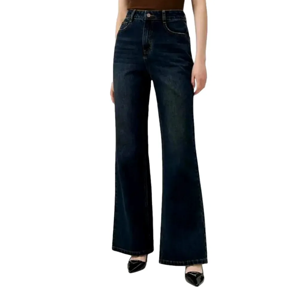 Bootcut distressed women's jeans