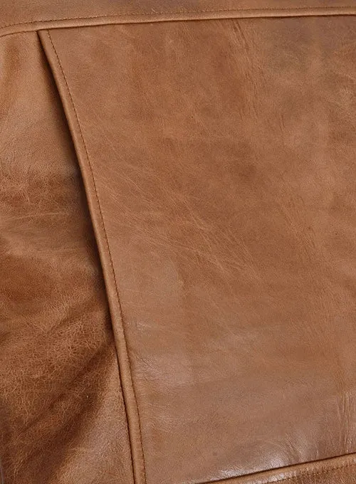 Brown Leather Jacket Worn by Kylie Jenner | Kylie Jenner Leather Jacket