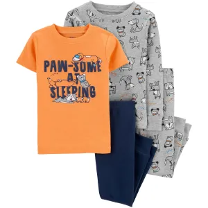 Carter's 4-Piece 100% Snug Fit Cotton Pjs Boy Multicolor 1I554810