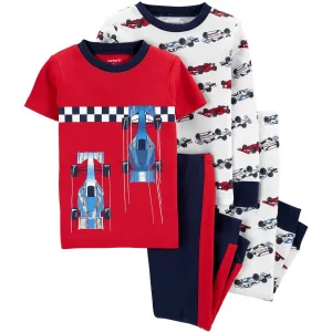 Carter's 4-Piece 100% Snug Fit Cotton Pjs Boy Multicolor 1I555210