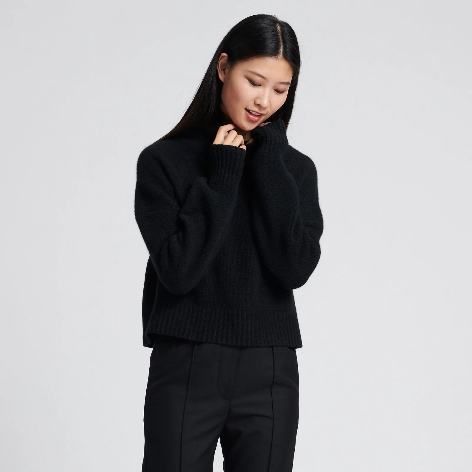 Cashmere Oversized Turtleneck