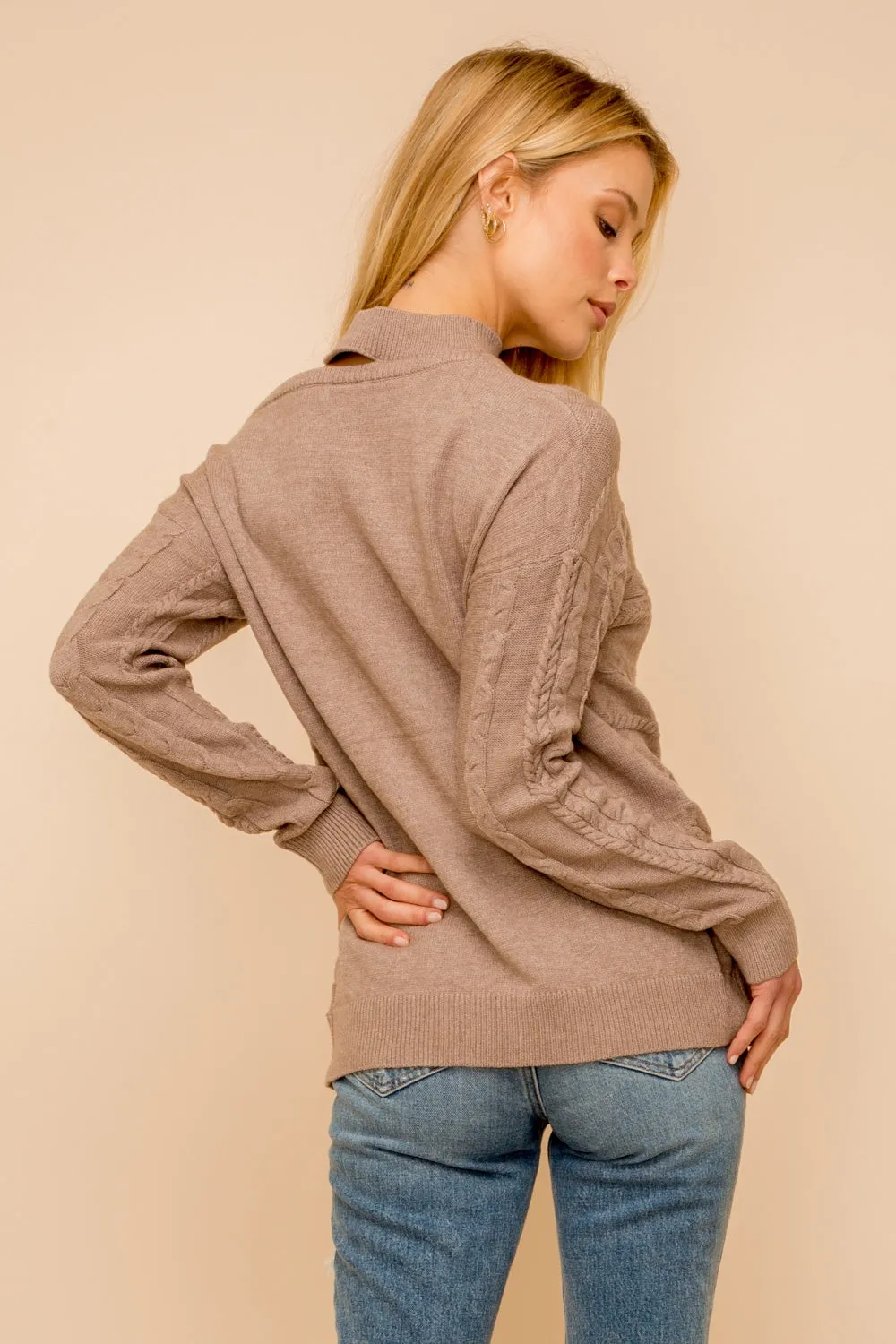 Caught Off Guard Sweater
