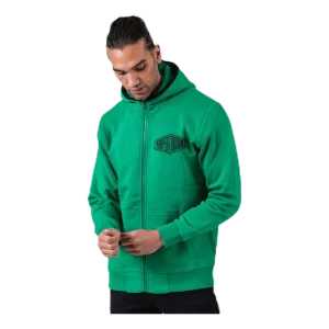 Comfy Zip Hood Green