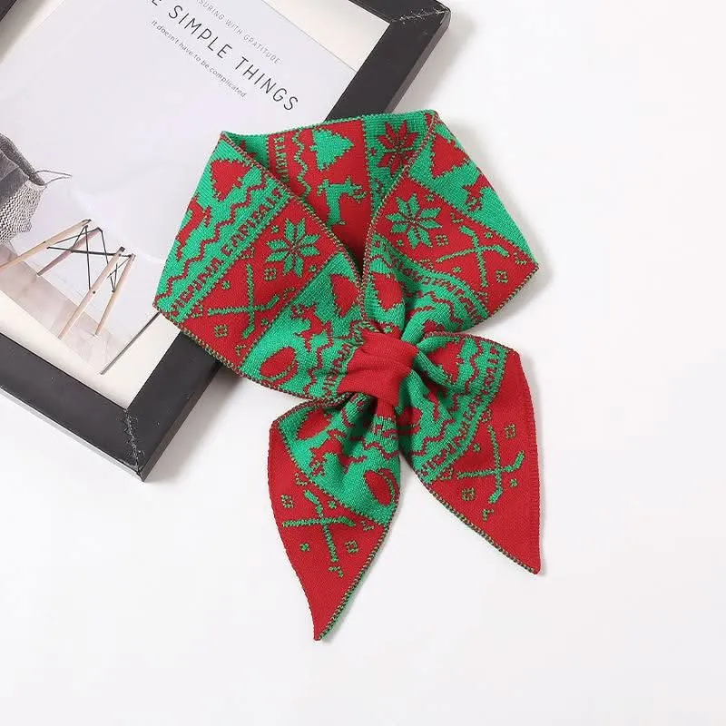 Cozy Christmas Wool Scarf for Women