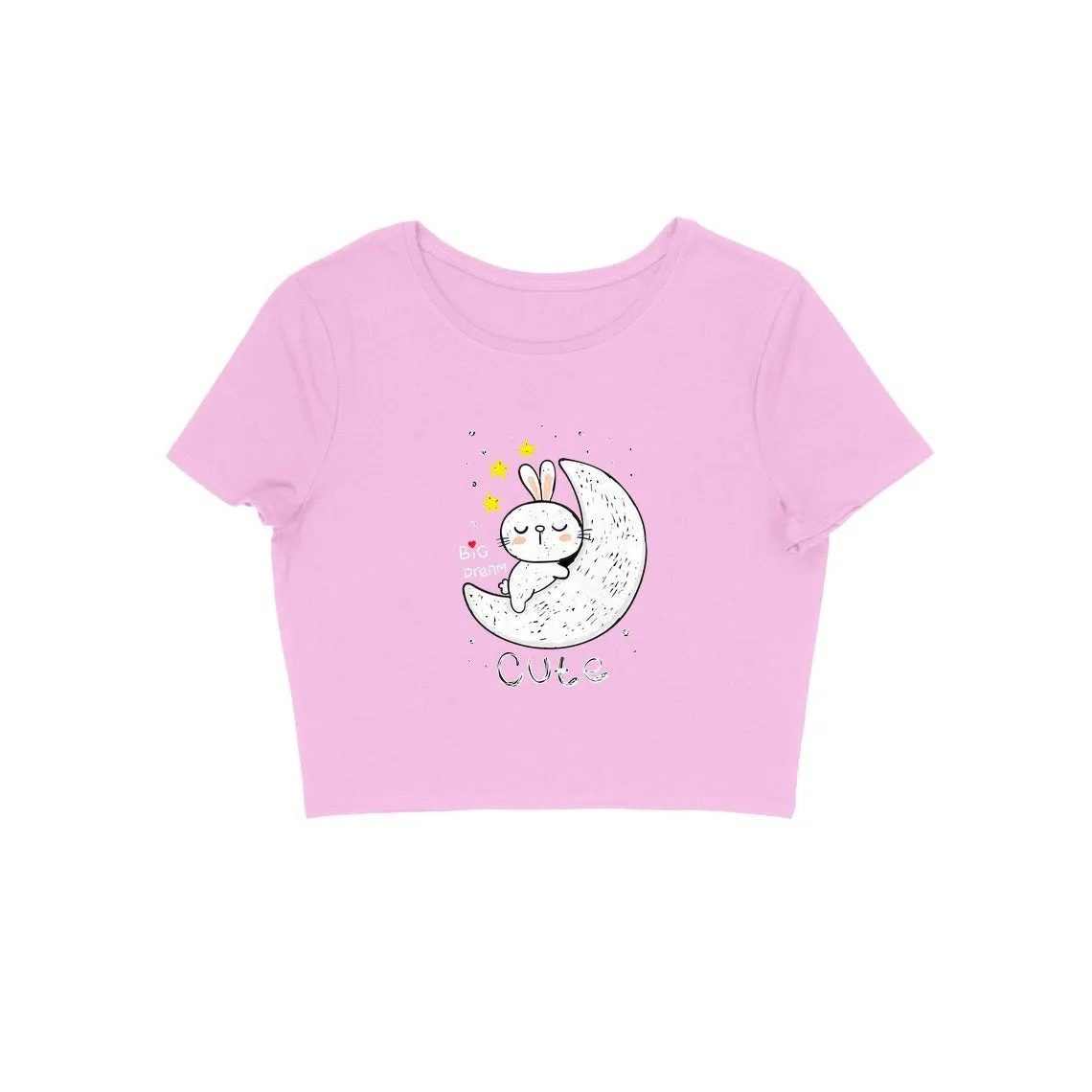 Cute Moon Crop Top