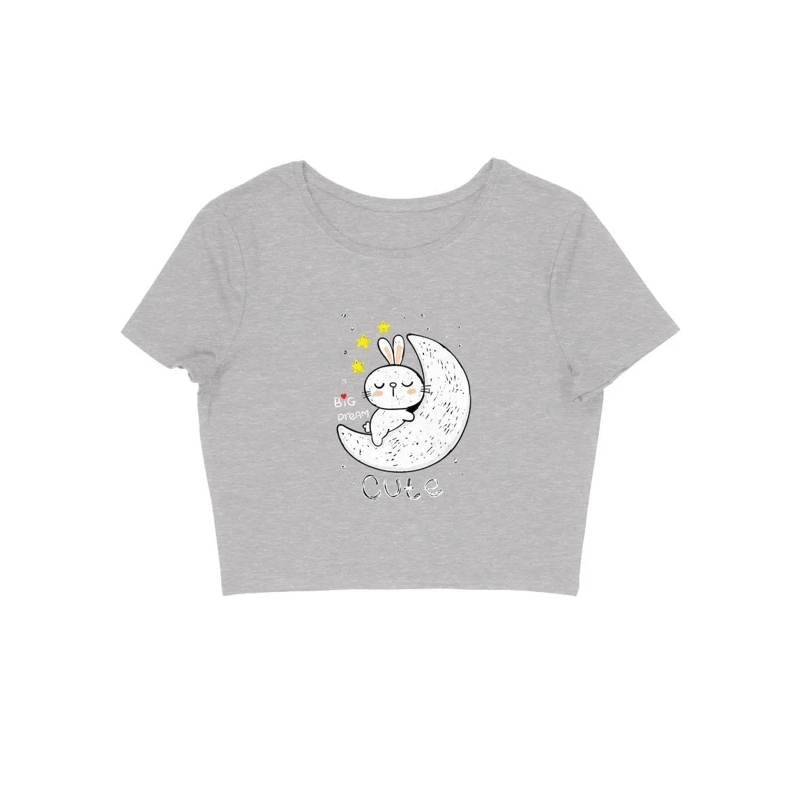 Cute Moon Crop Top