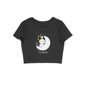 Cute Moon Crop Top