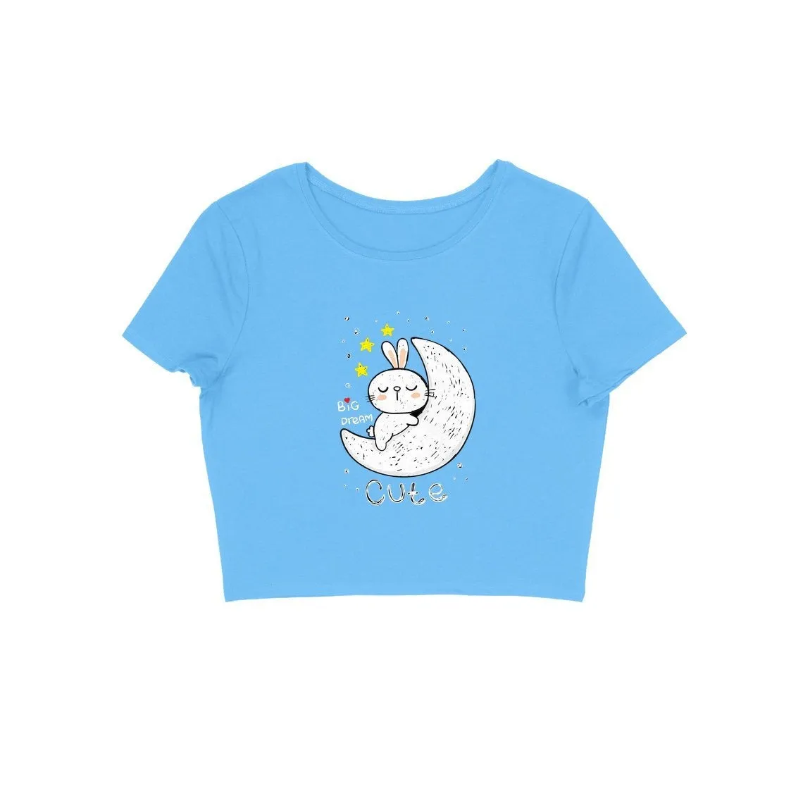 Cute Moon Crop Top