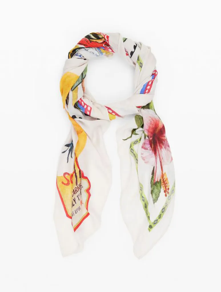 Desigual Stamp Scarf