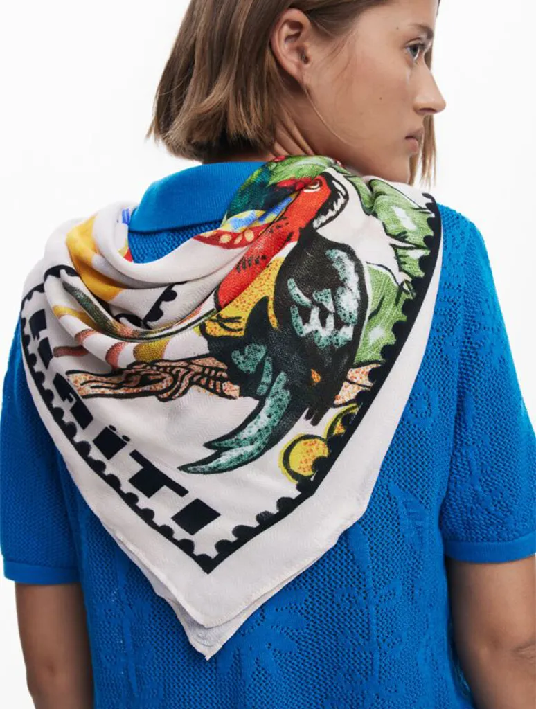 Desigual Stamp Scarf