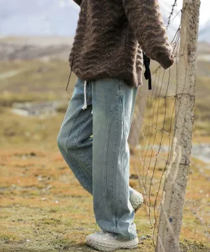 Drawstring Casual Jeans