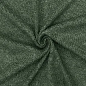 Dusty Green Texture Brushed Stretch Jersey Knit Fabric