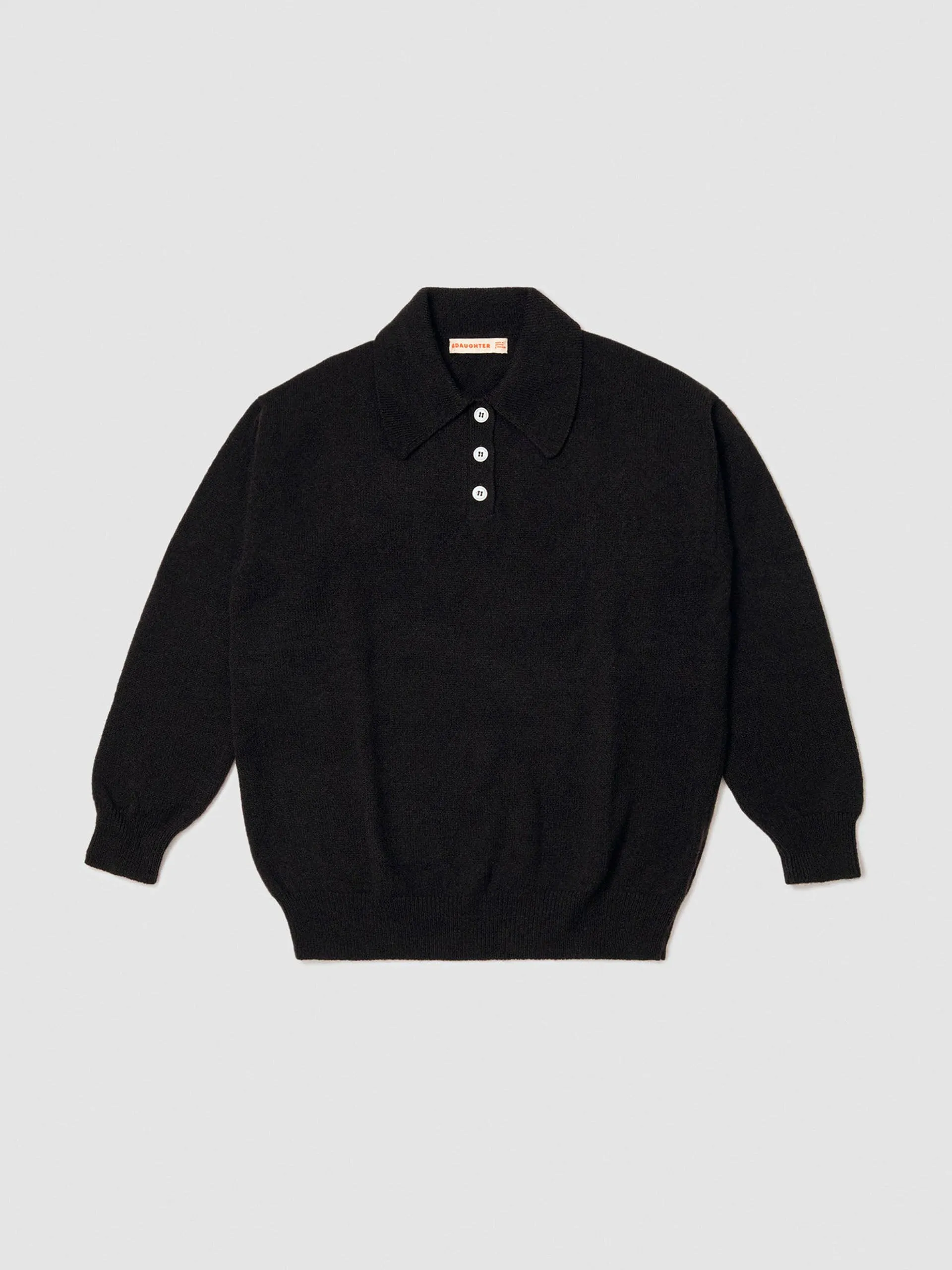 Edith polo shirt in dark brown