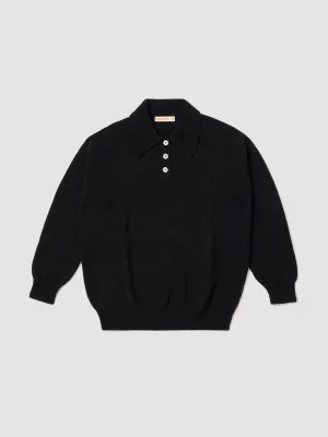 Edith polo shirt in dark brown