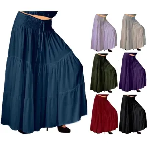 Evie Flattering Maxi Tiered Skirt