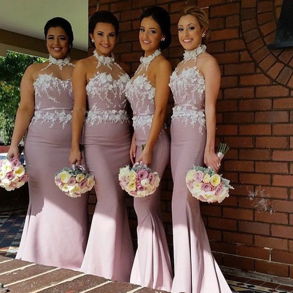 Fabulous Cheap Long Wedding Party Dresses, Mermaid Bridesmaid Dresses for wedding, MB105