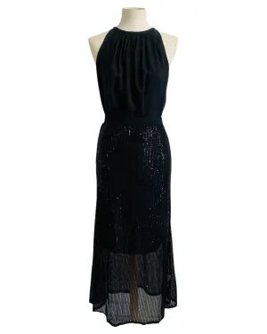 FAME SEQUIN SKIRT black