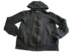 Firetrap Boys Charcoal Grey Zip Up Hoodie Jumper - Boys 11-12yrs