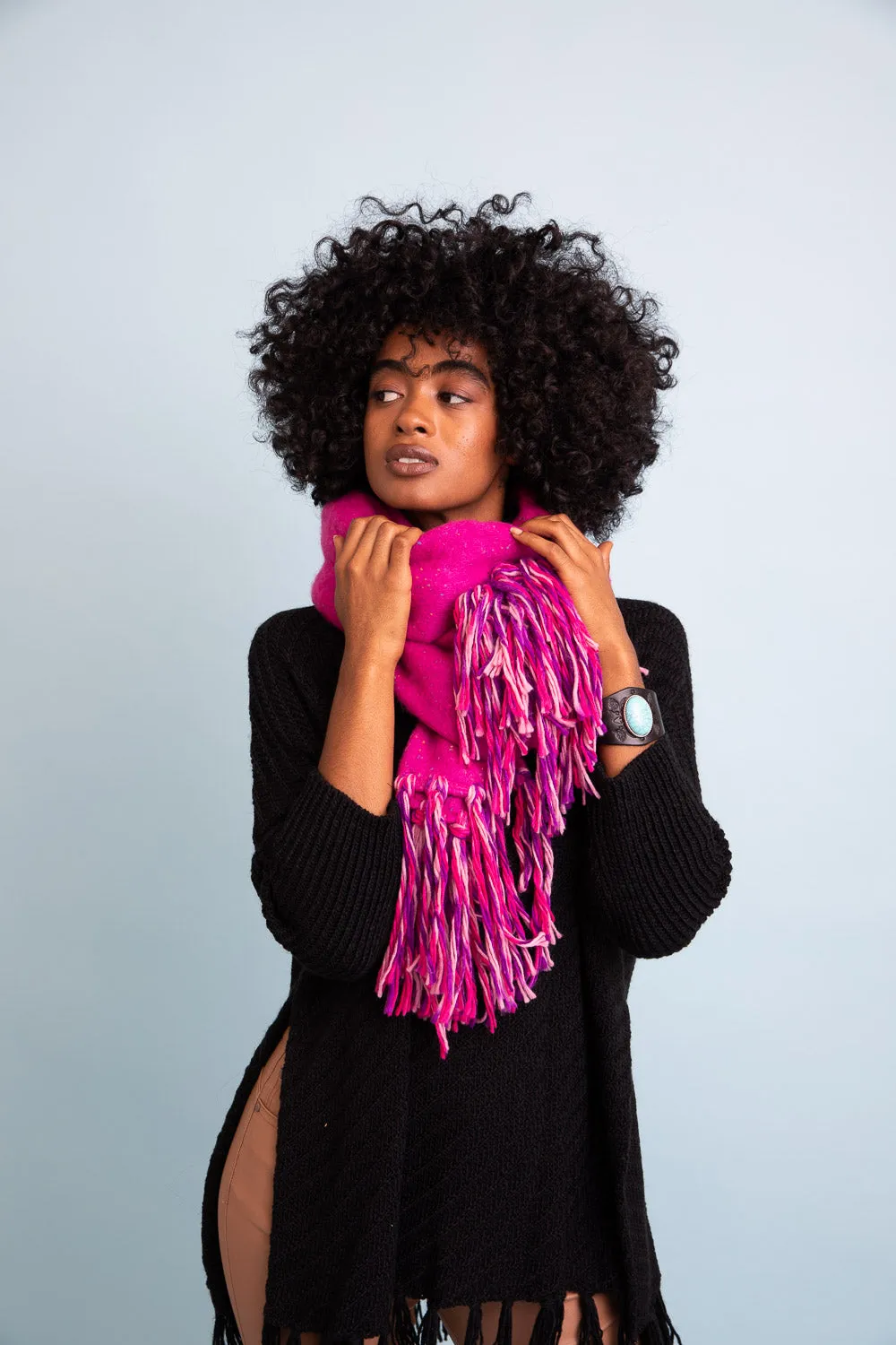 Frayed Bohemian Flow Scarf (4 colors)