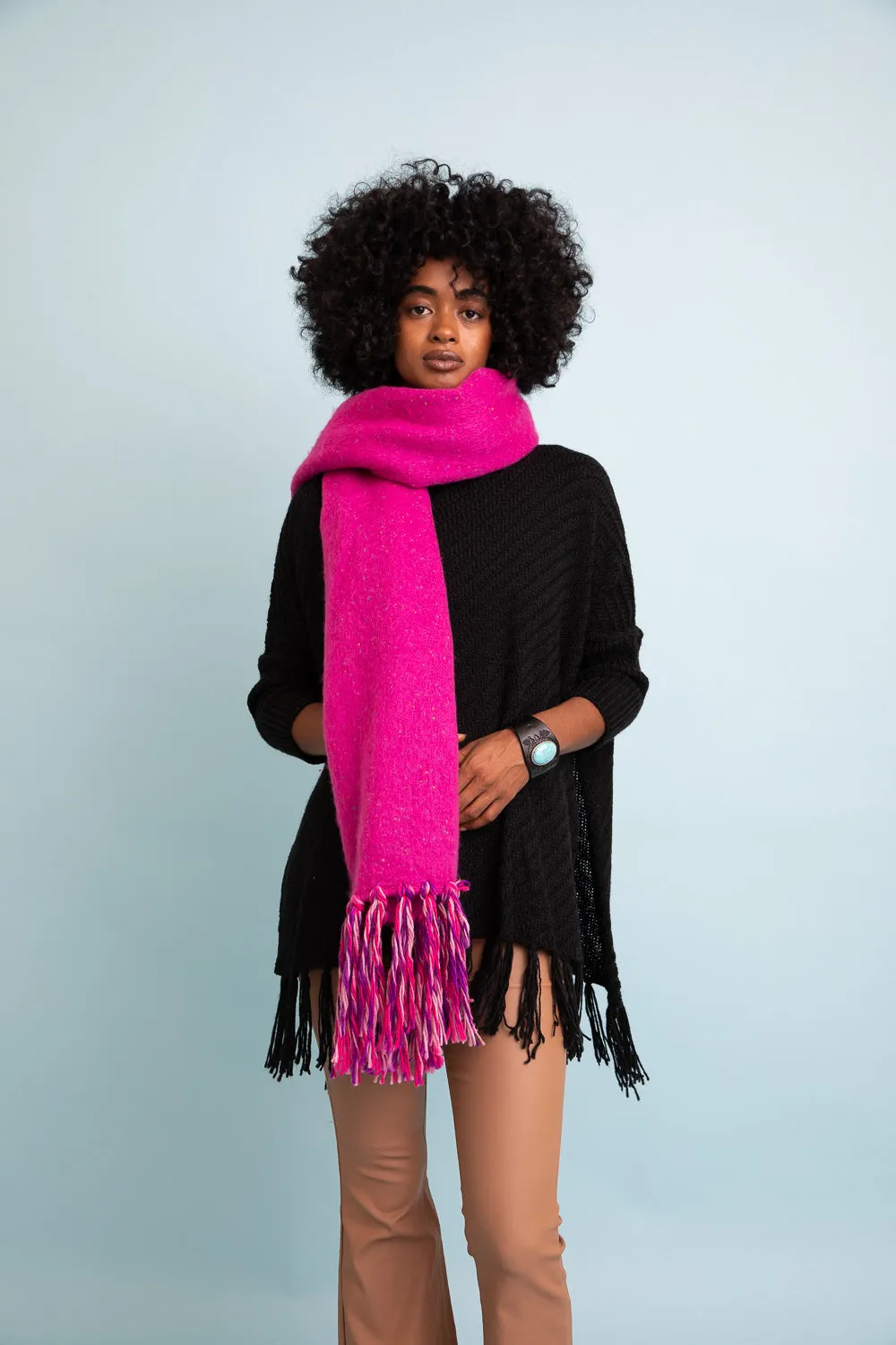 Frayed Bohemian Flow Scarf (4 colors)