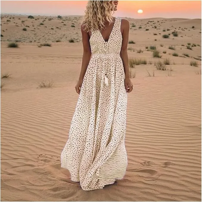 Gayle - Boho Chic Maxi Dress