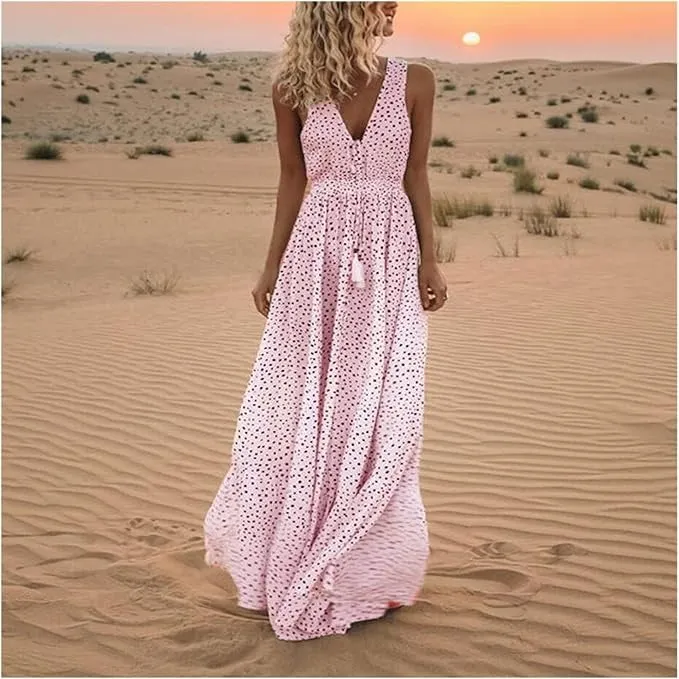 Gayle - Boho Chic Maxi Dress