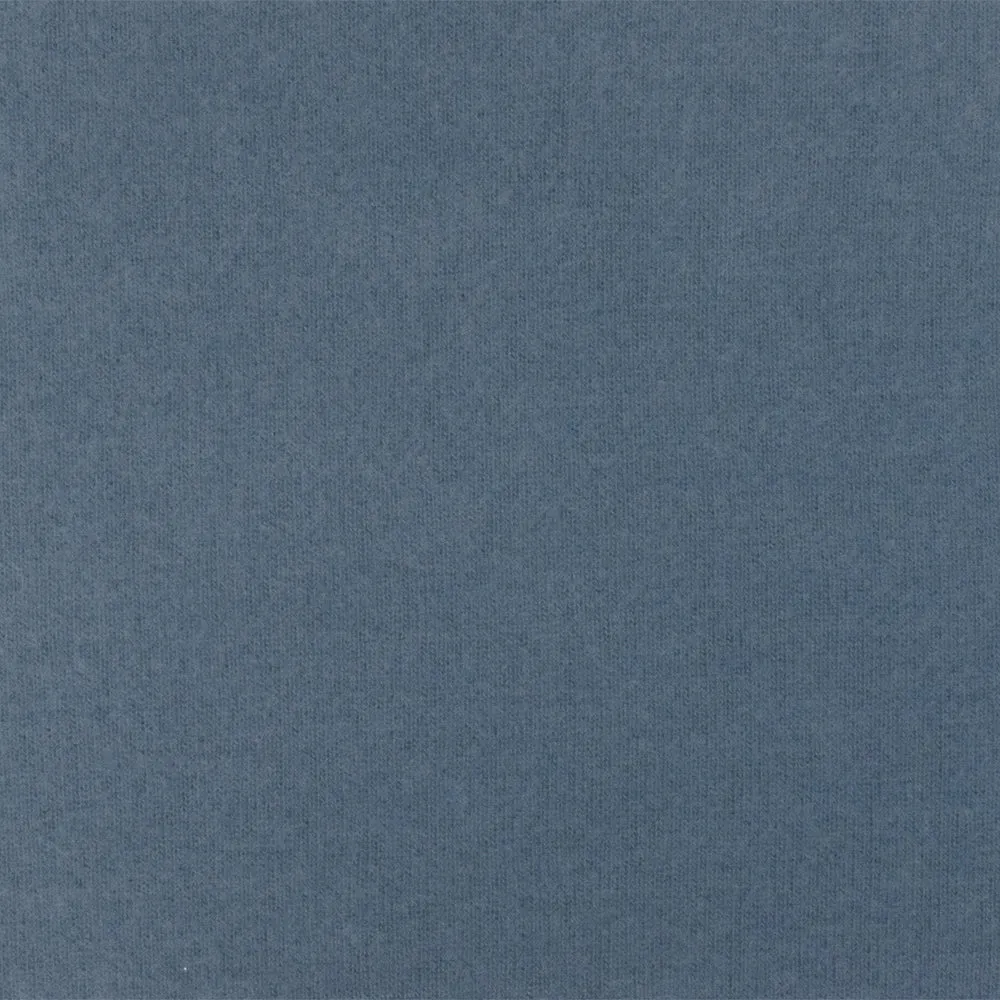 Harbor Blue Solid Stretch Brushed Jersey Knit Fabric