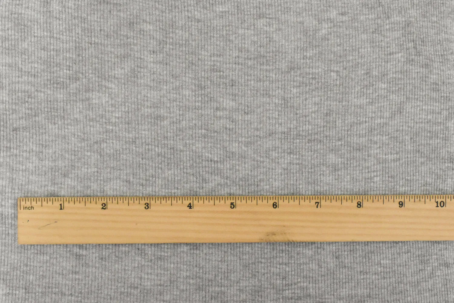 Heather Cloud Gray-Gray Stretch Rayon Rib Knit Fabric