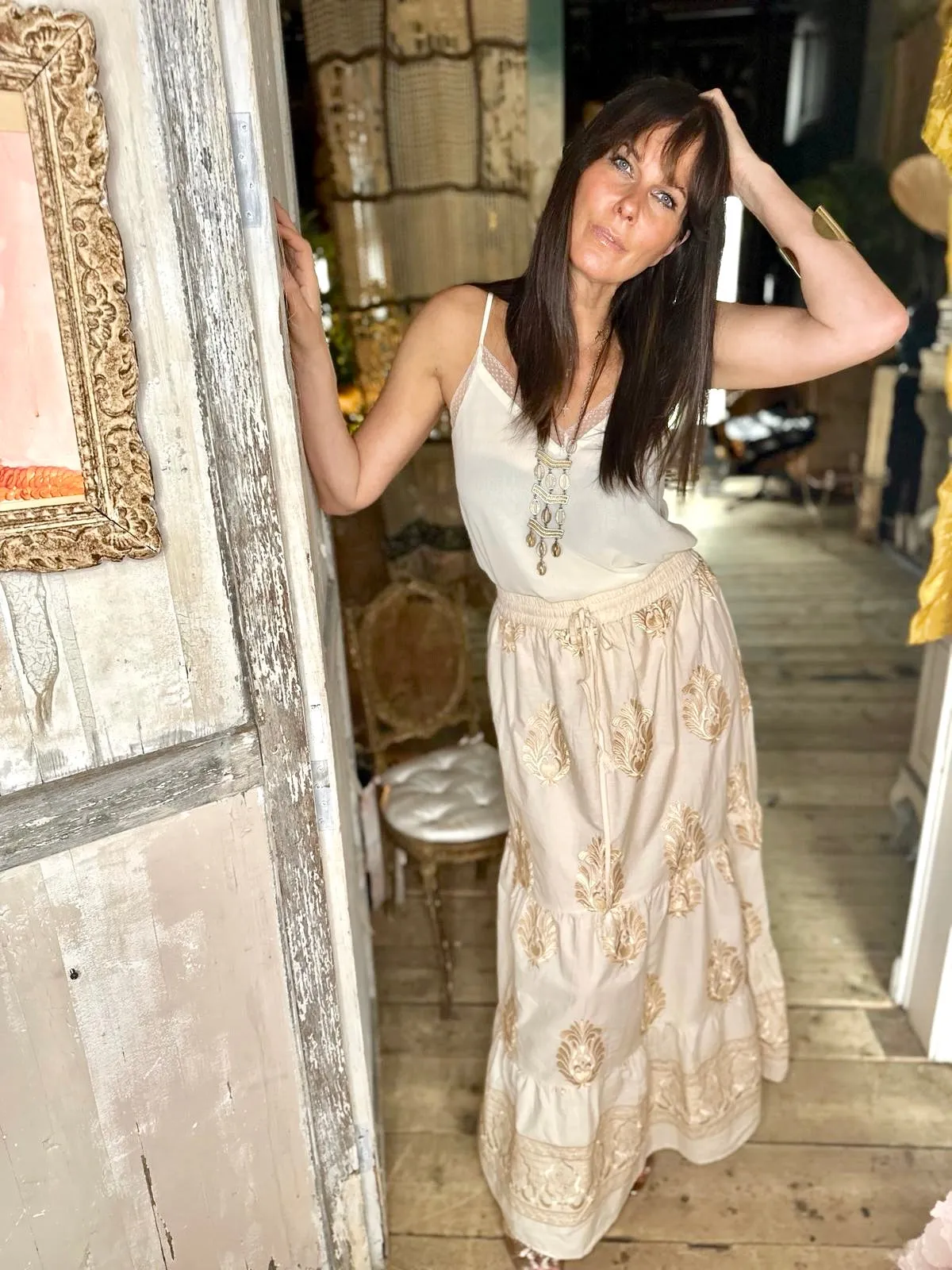 Henley Skirt Vanilla