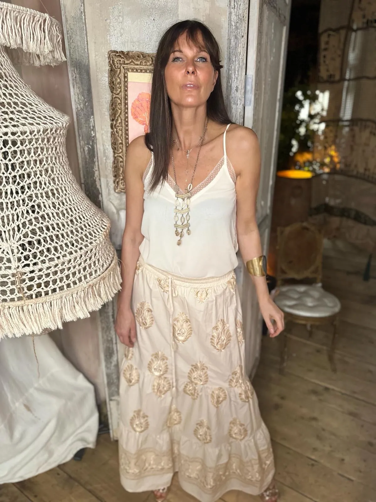 Henley Skirt Vanilla