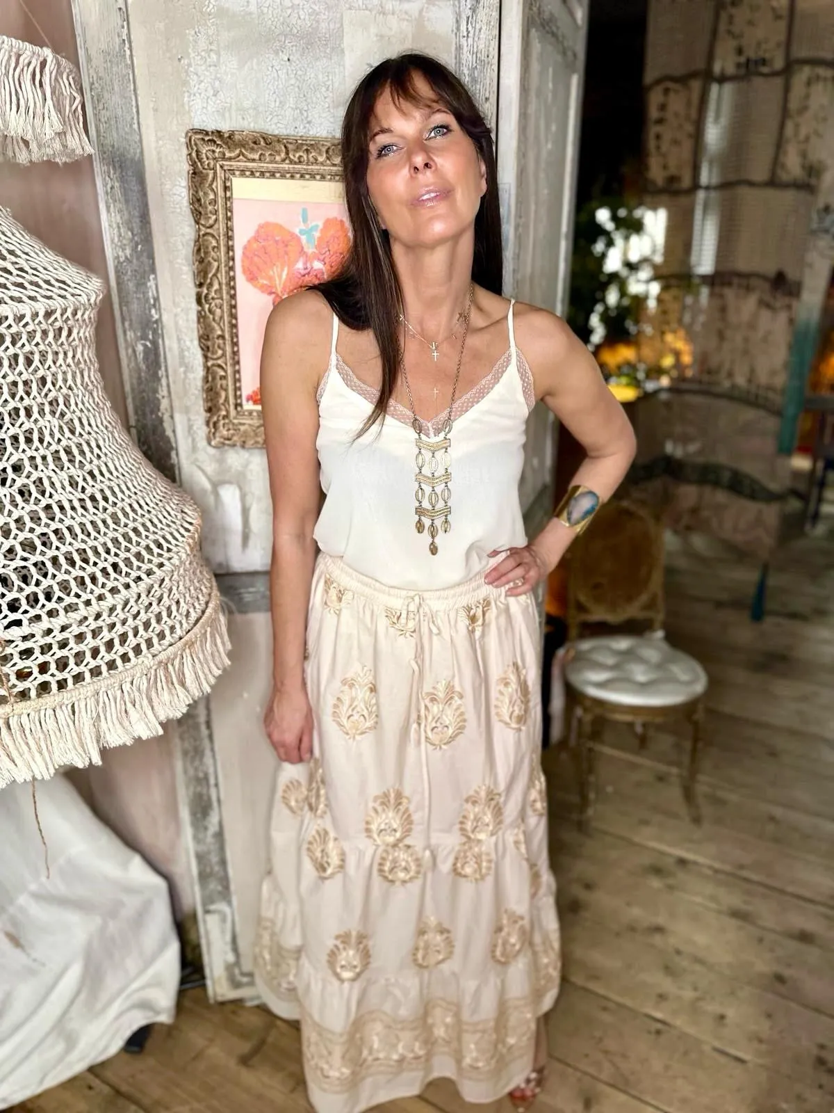 Henley Skirt Vanilla