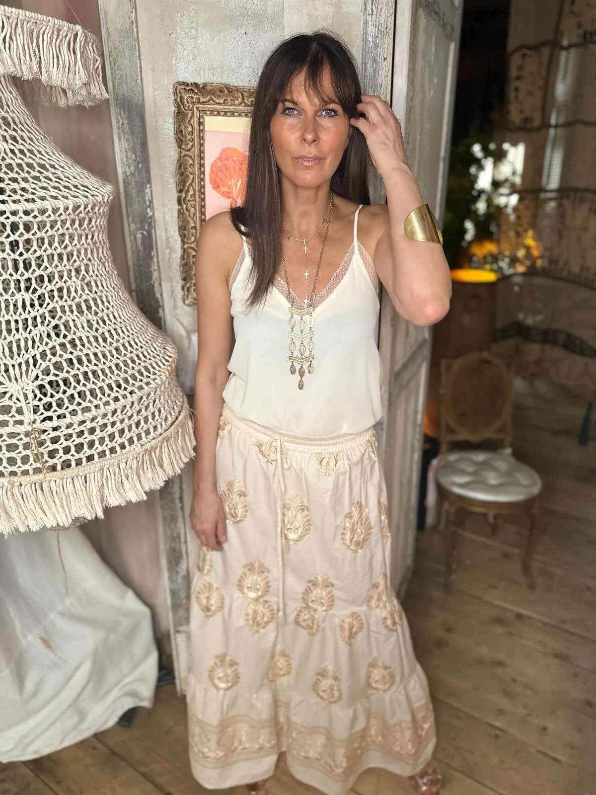 Henley Skirt Vanilla