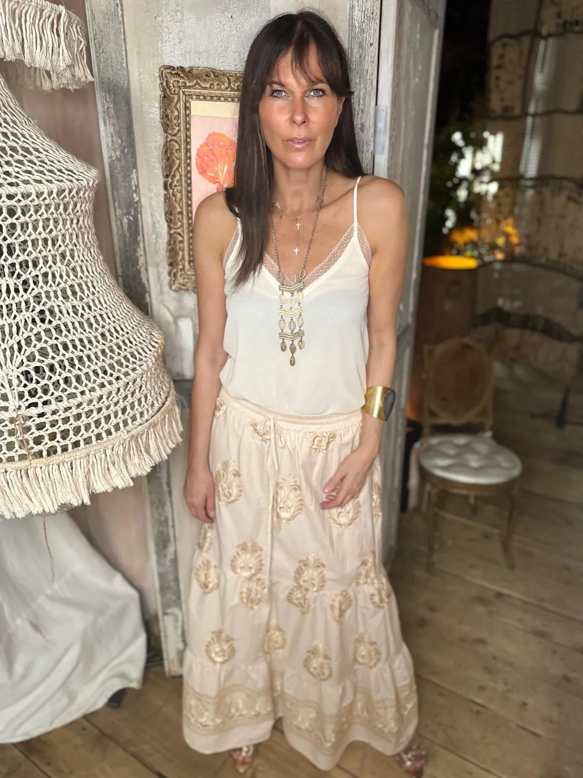 Henley Skirt Vanilla