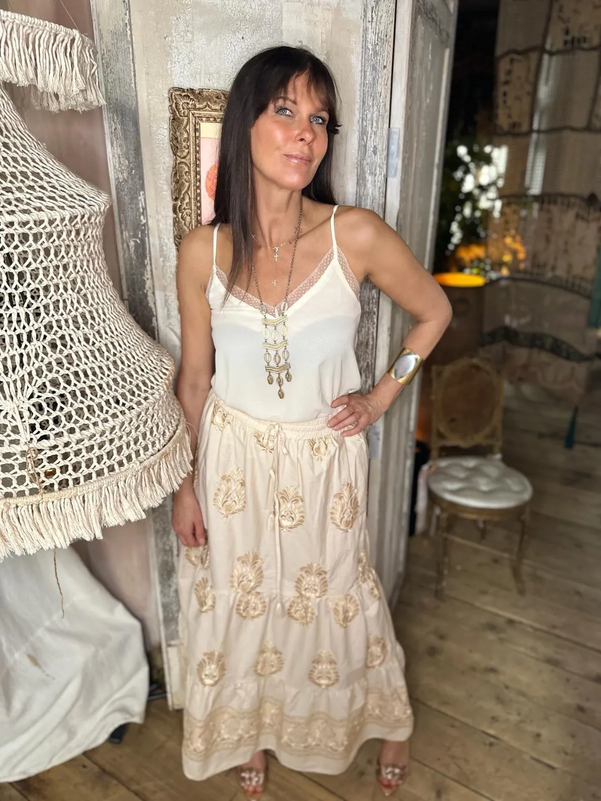 Henley Skirt Vanilla