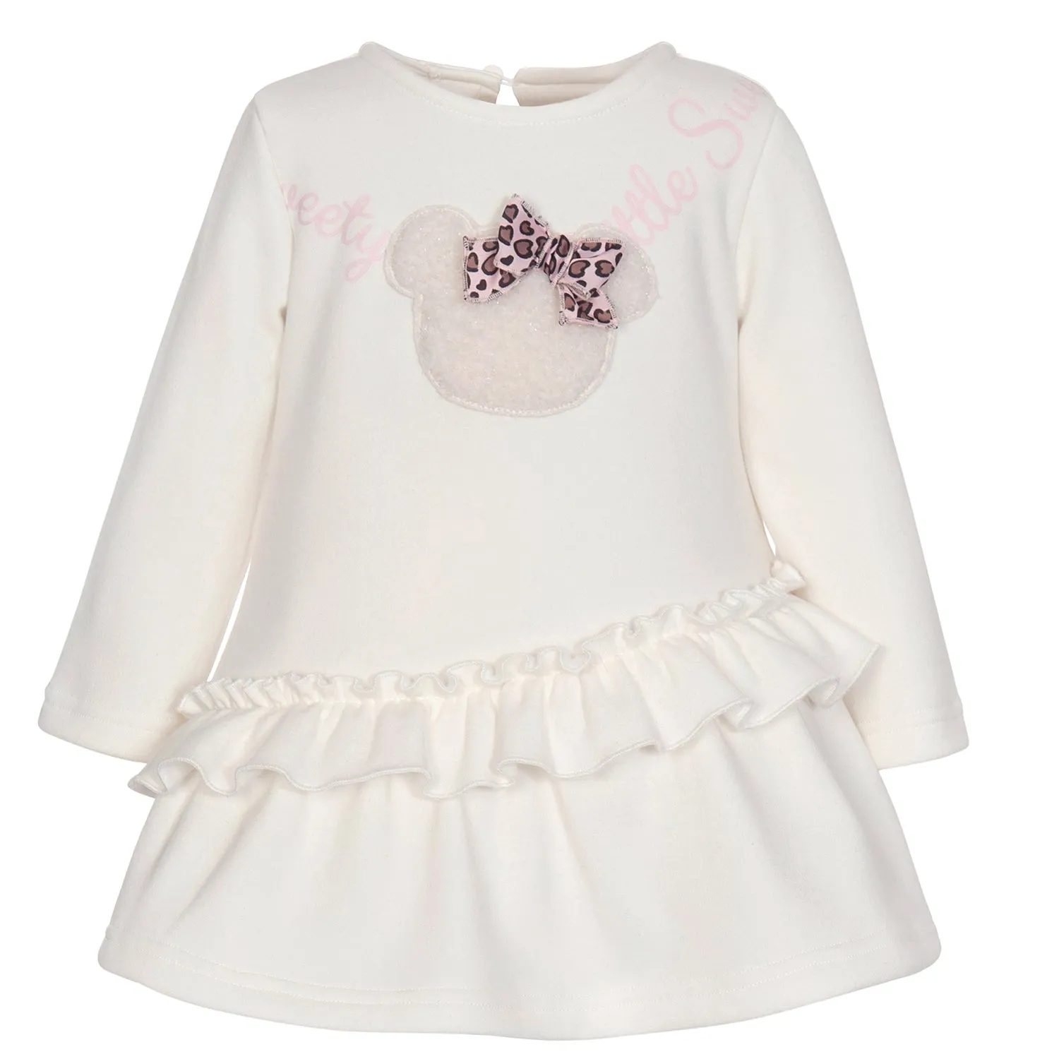 Ivory Teddy Jersey Dress
