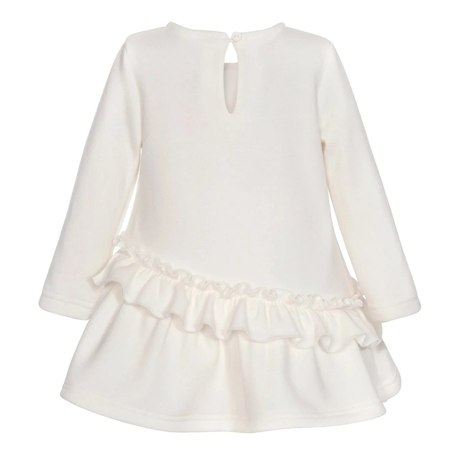 Ivory Teddy Jersey Dress