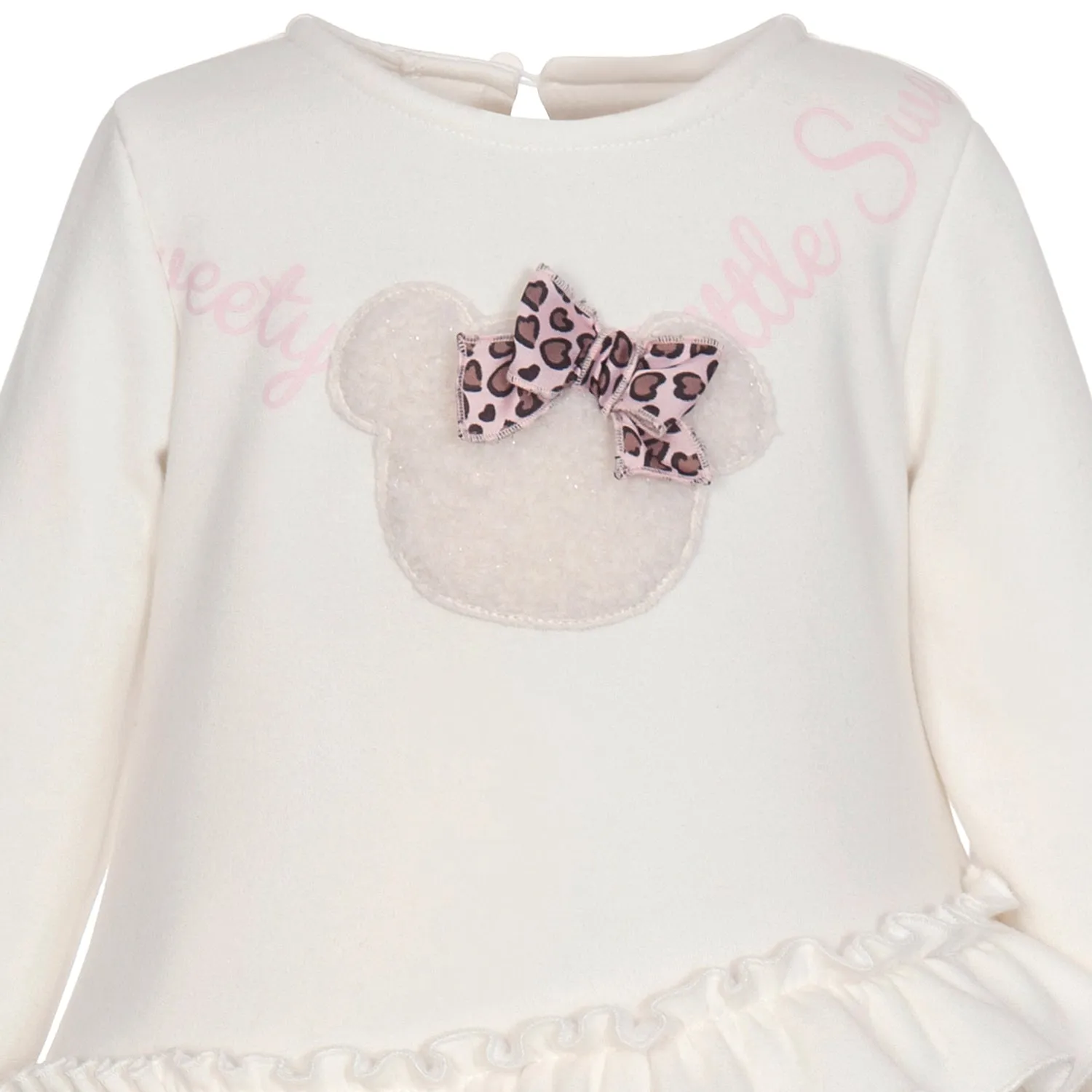 Ivory Teddy Jersey Dress