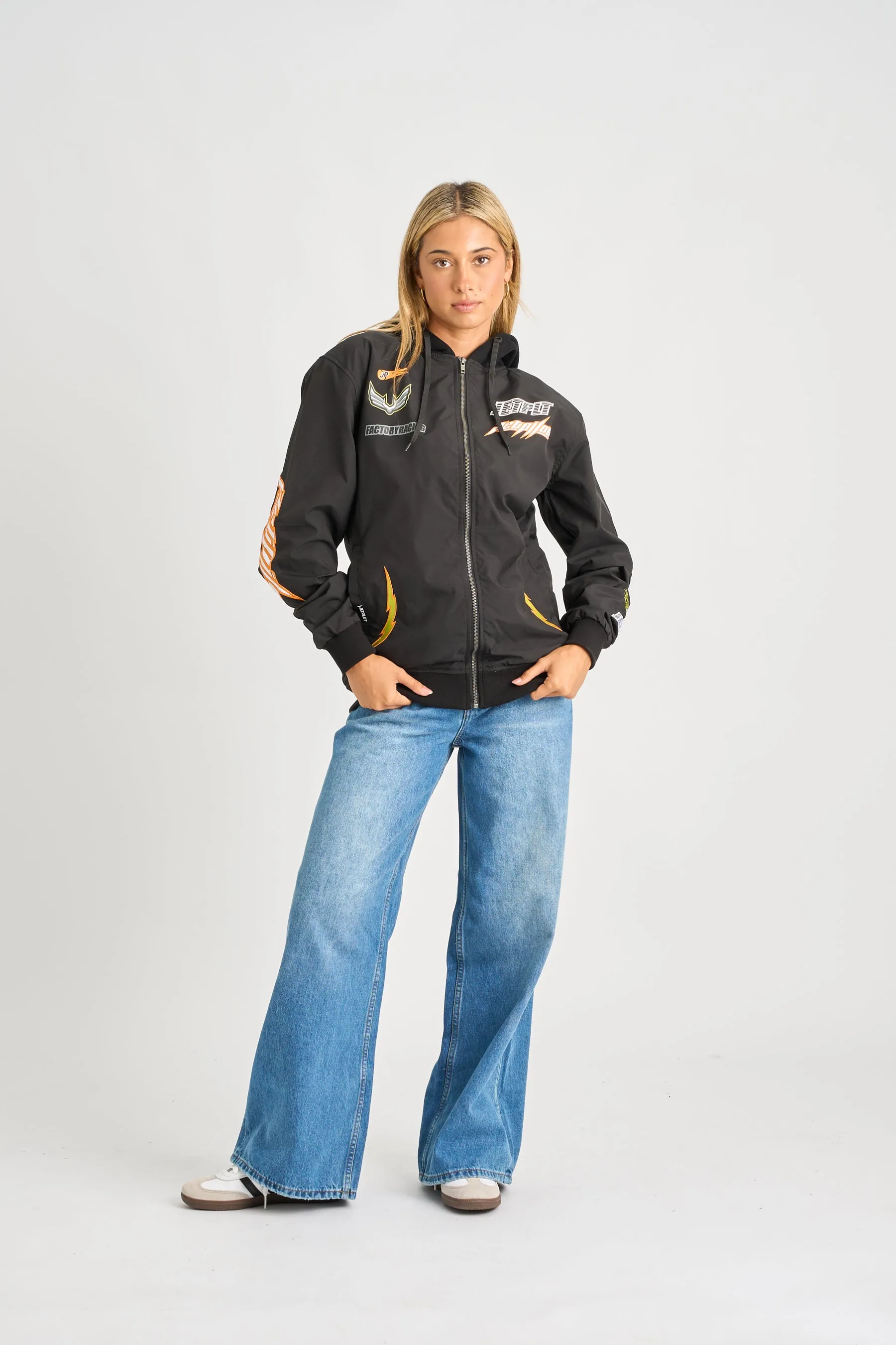 Jetpilot Track Day Jacket - Black