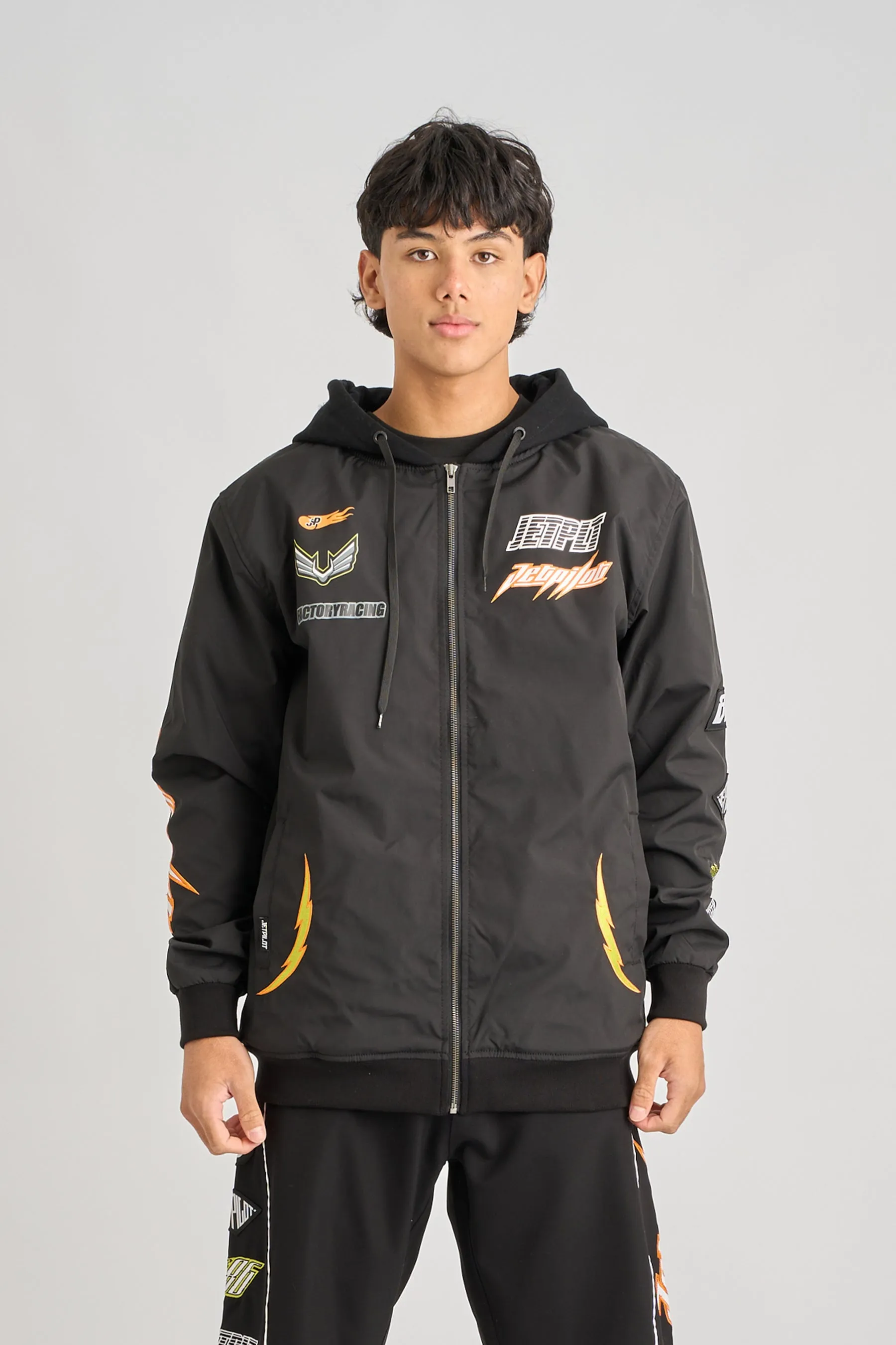 Jetpilot Track Day Jacket - Black
