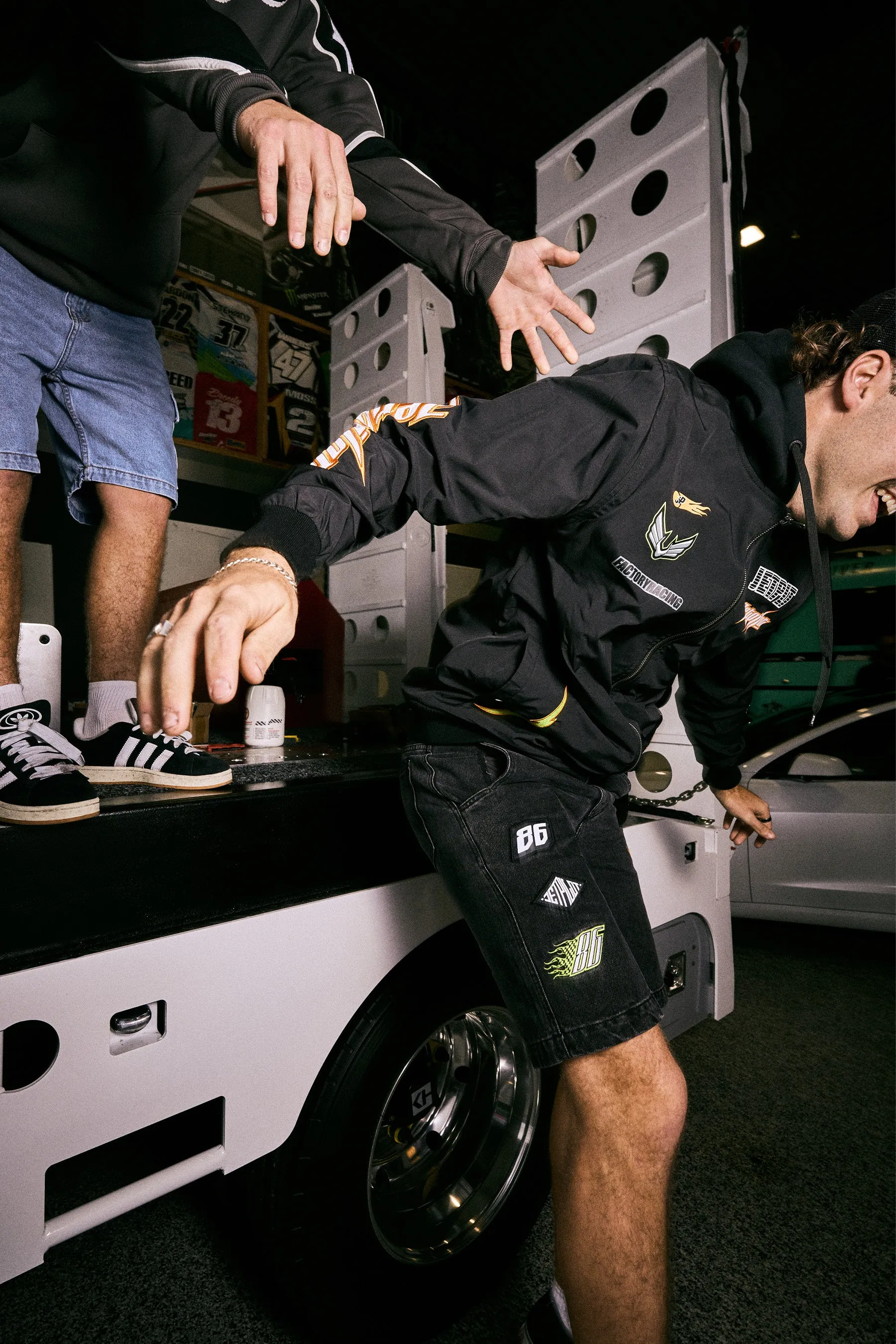 Jetpilot Track Day Jacket - Black
