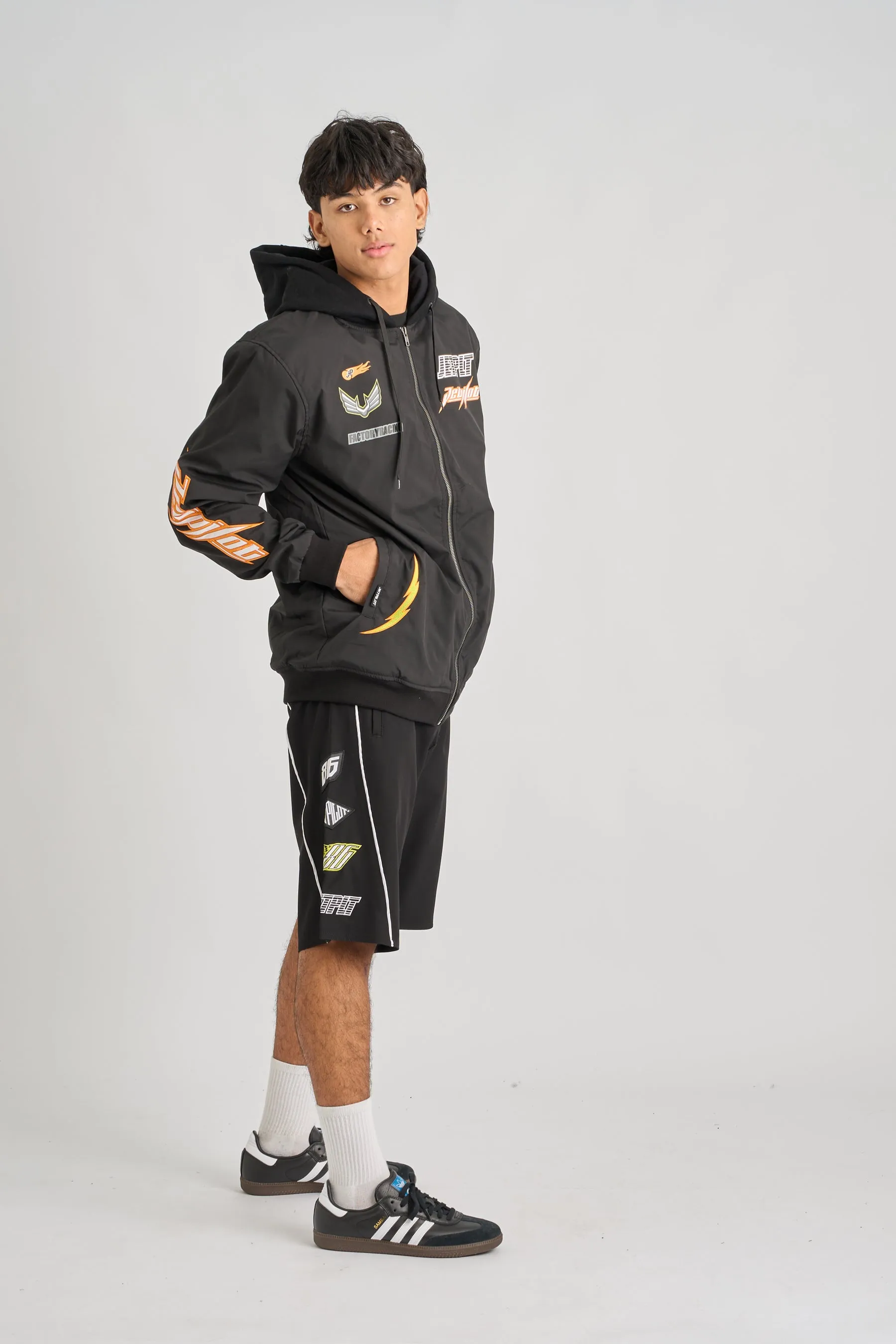 Jetpilot Track Day Jacket - Black