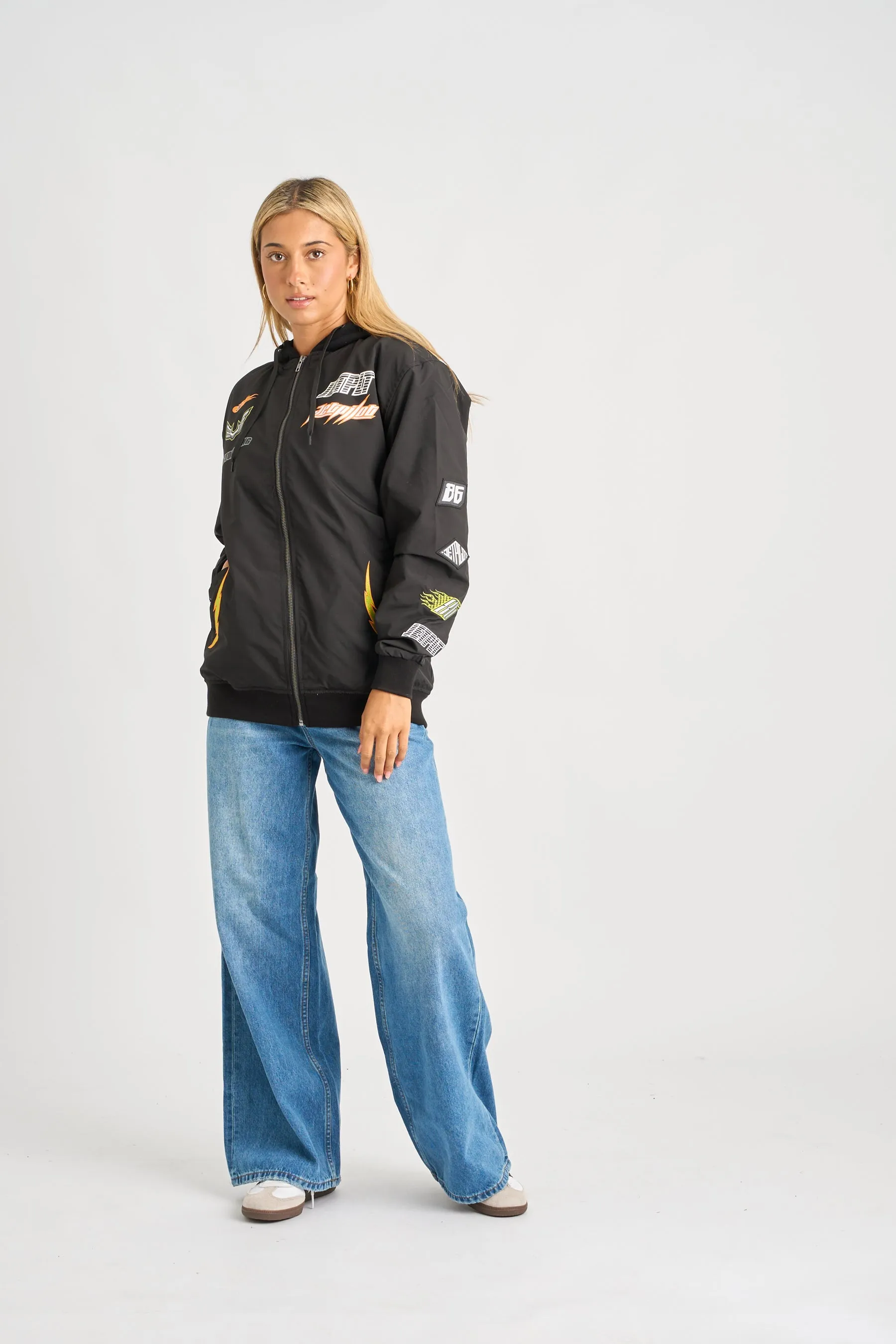 Jetpilot Track Day Jacket - Black