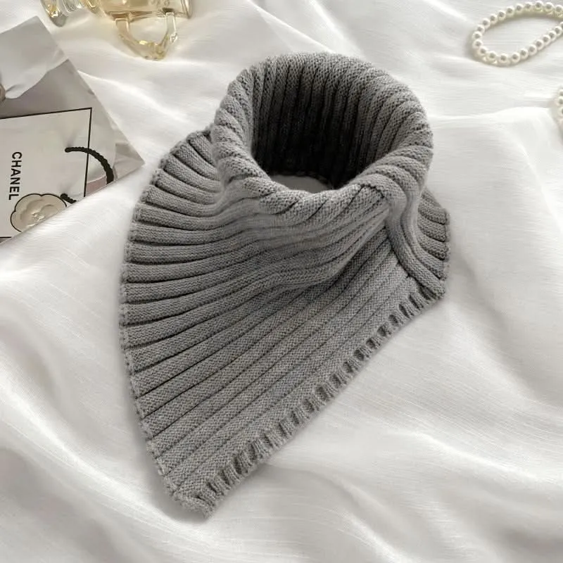 Knitted Neck Warmer Scarf for Winter